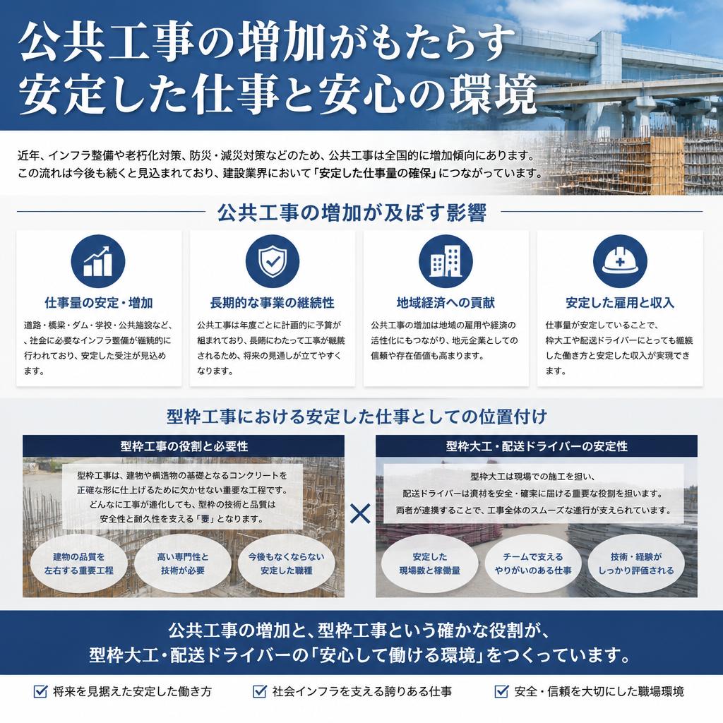 2. 公共工事がもたらす安定性