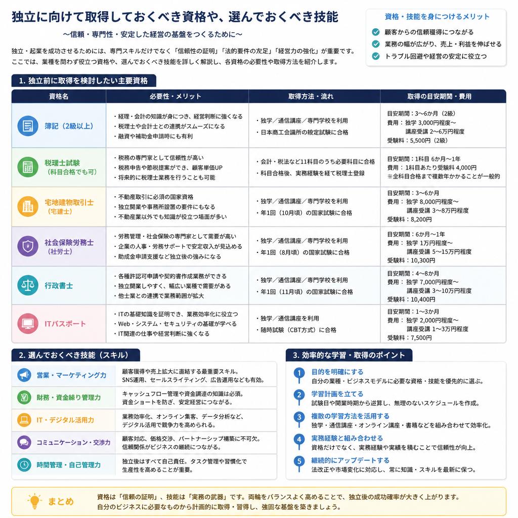 3. 型枠大工に必要な資格一覧