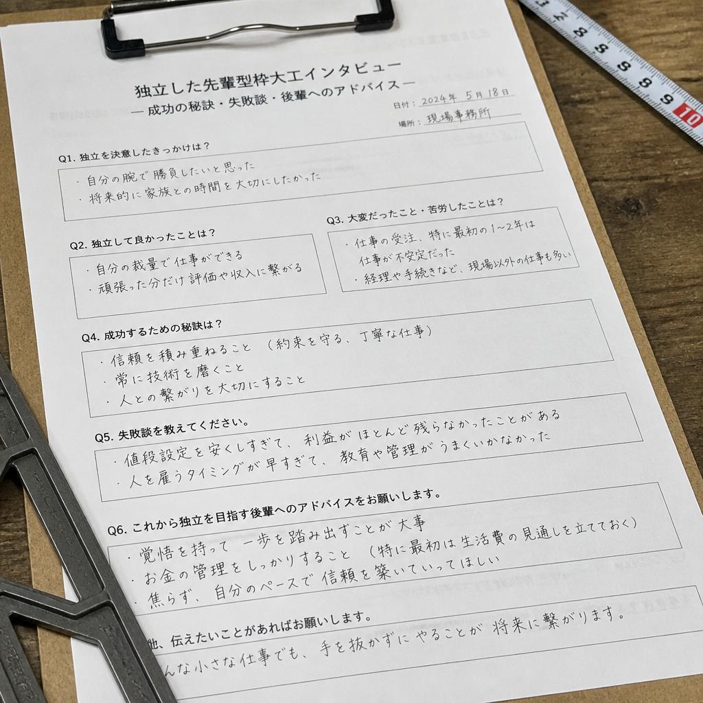 4. 成功するための秘訣：先輩のインタビュー
