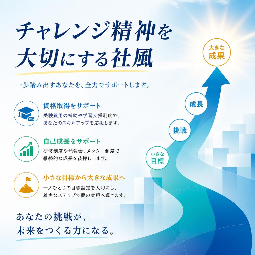 挑戦できる職場環境