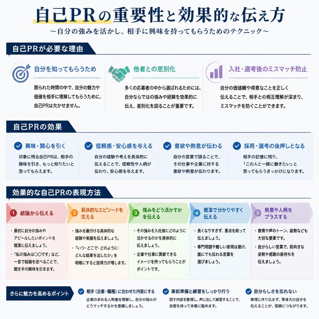 3. 自己PRの重要性