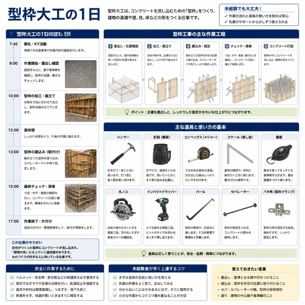 型枠大工としての業務内容