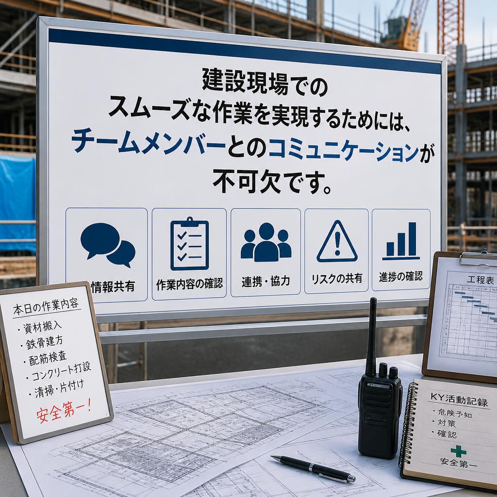 現場でのチームワークとコミュニケーション
