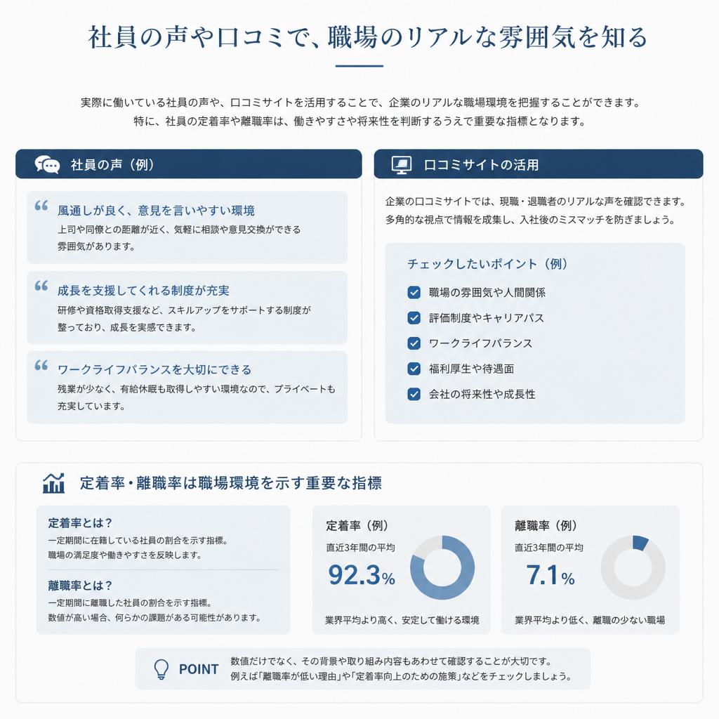 【2】職場環境のリアルを知るためのポイント