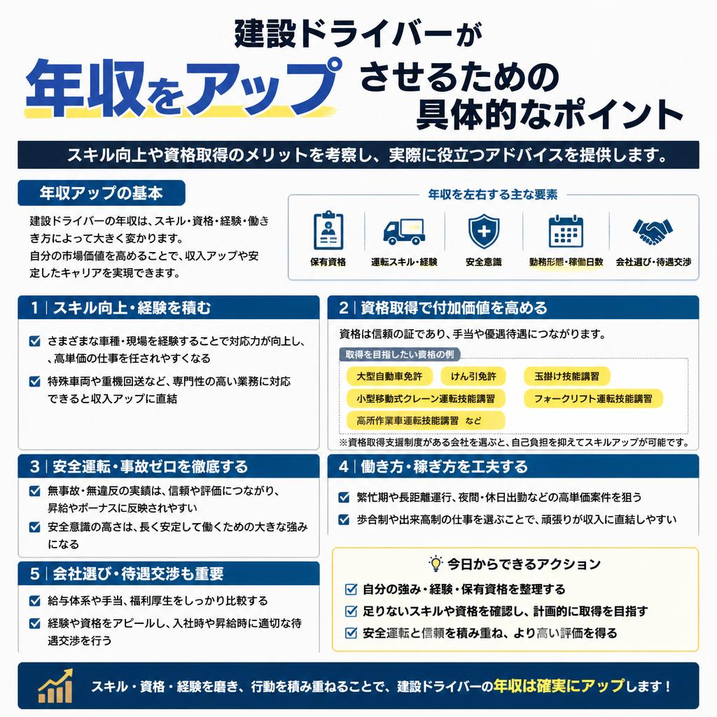2. 年収アップのためのポイント