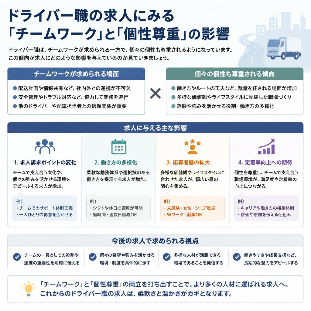 ドライバー職における髪型・髪色の自由化
