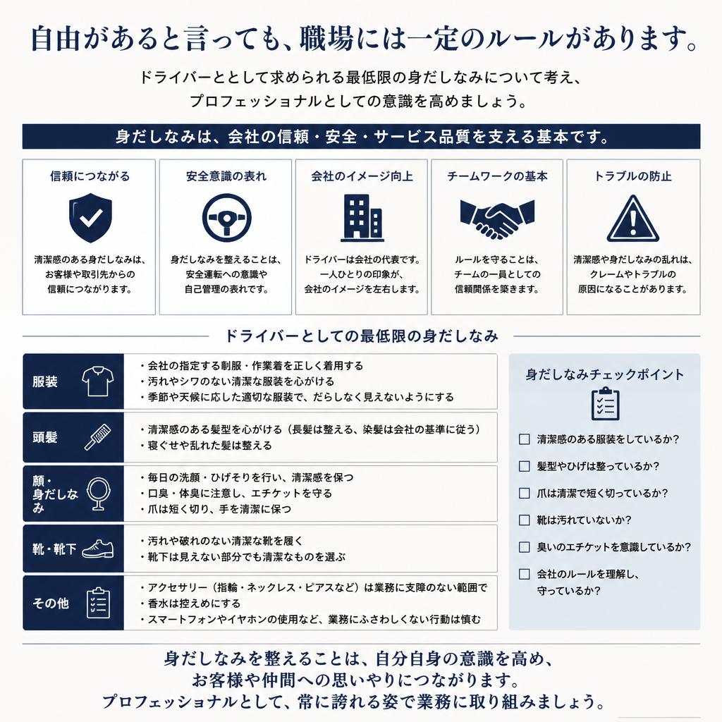 最低限の身だしなみとは?