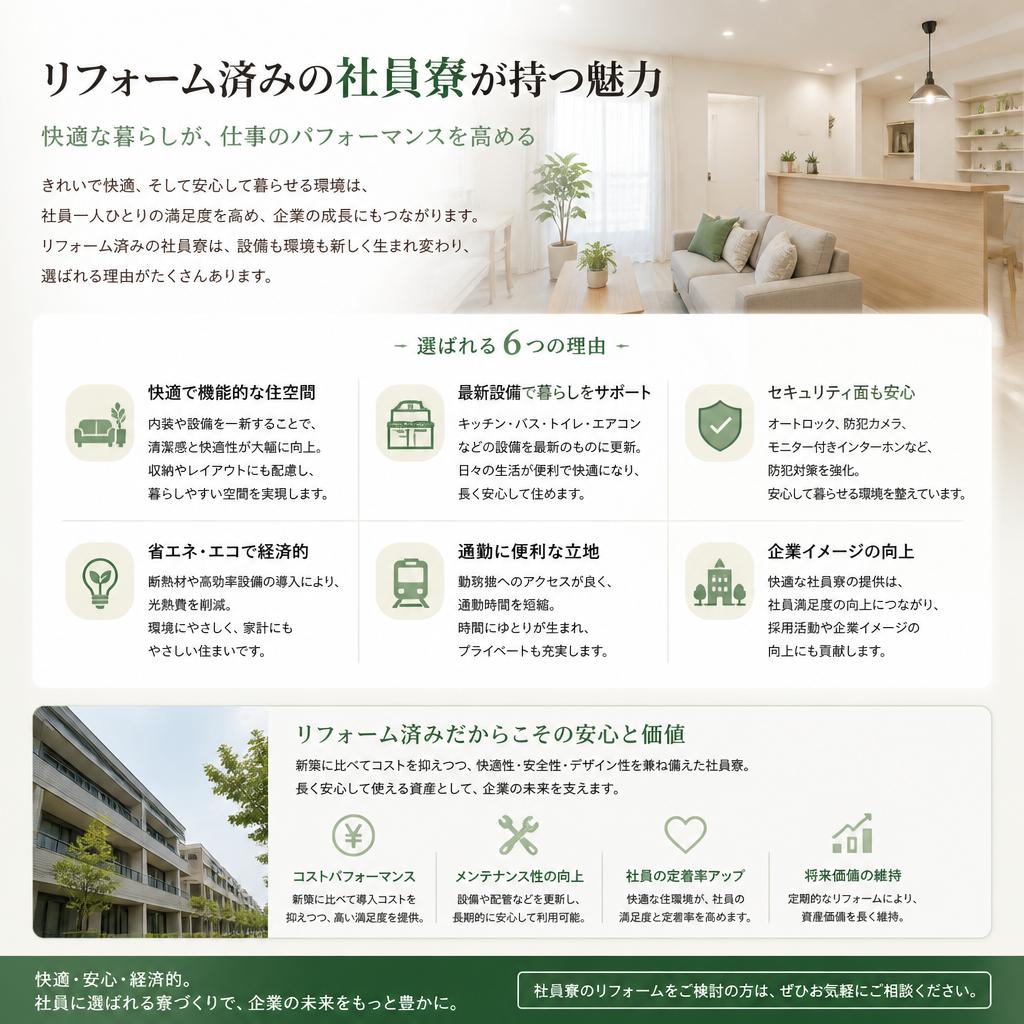 2. リフォーム済みの魅力