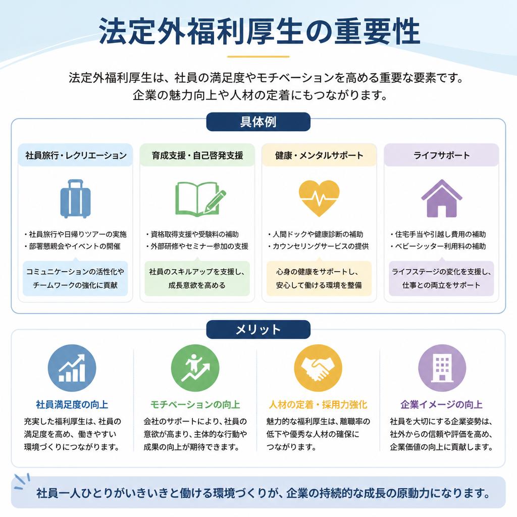 法定外福利厚生の充実がもたらすメリット