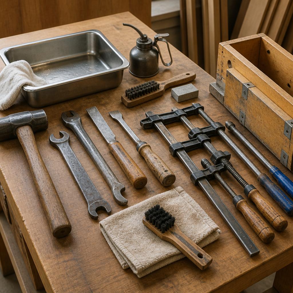 道具のメンテナンスと管理