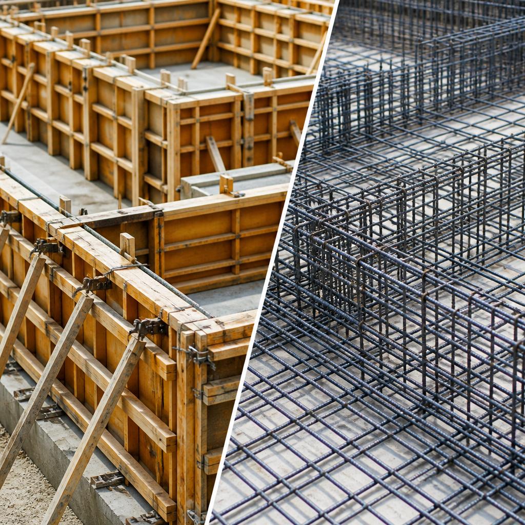 型枠大工と鉄筋工の違いを理解し、建設現場での役割を明確にしよう！