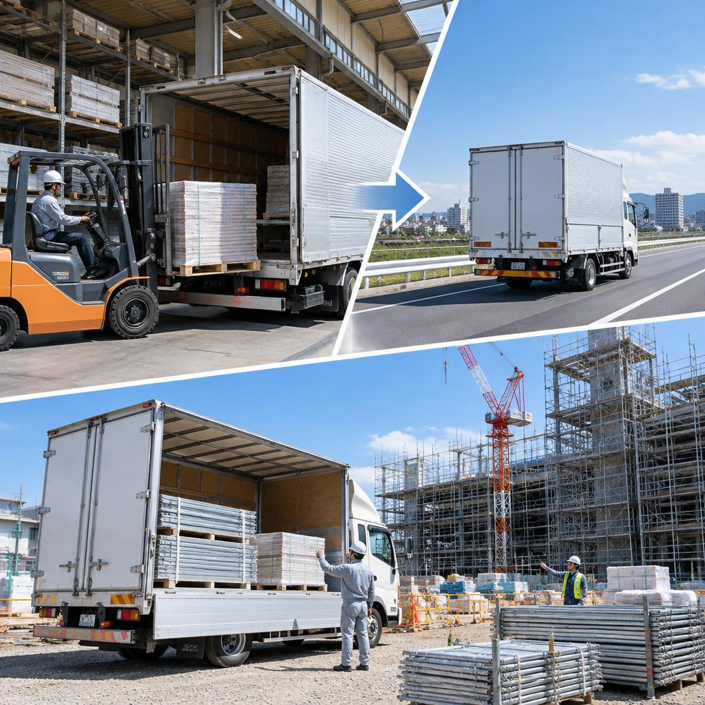 建設現場を支える配送ドライバー、その仕事と働き方